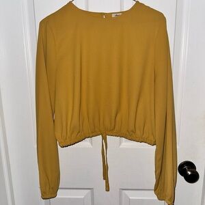 Aritzia Blouse- Gold
